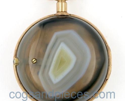 Gold & agate repeating pocket watch