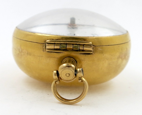 Gold Repousse Pocket Watch