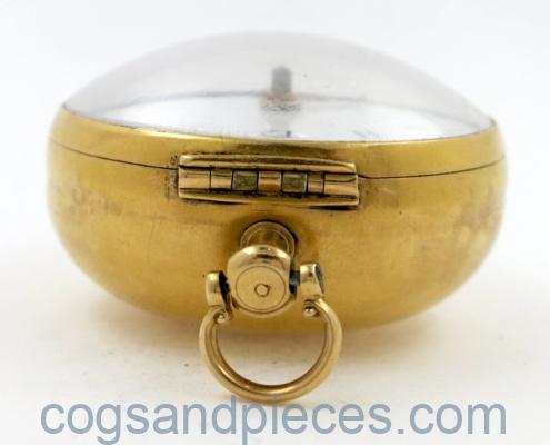 Gold Repousse Pocket Watch