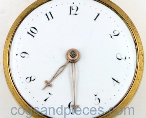 Gold Repousse Pocket Watch