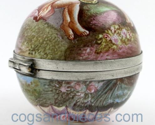 Vienna enamel ball watch