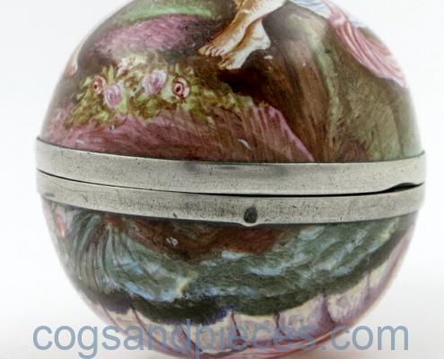 Vienna enamel ball watch