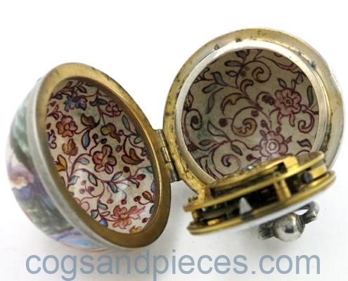 Vienna enamel ball watch