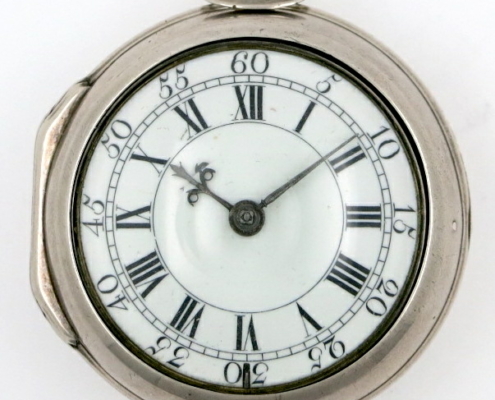 John Ellicott cylinder pocket watch